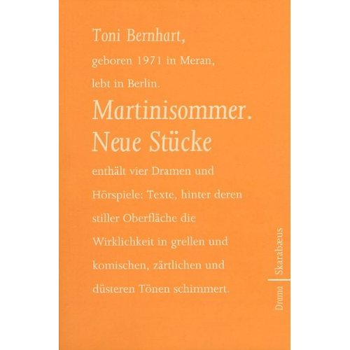 Toni Bernhart - Martinisommer