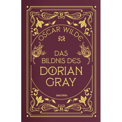 Oscar Wilde - Oscar Wilde, Das Bildnis des Dorian Gray. Gebunden In Cabra-Leder mit Goldprägung