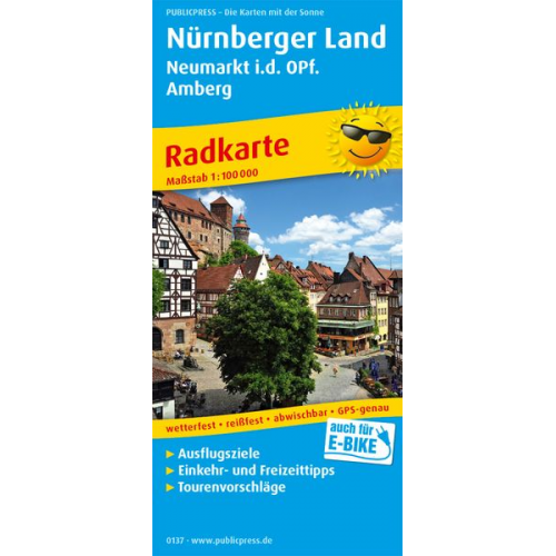 Nürnberger Land - Neumarkt i.d.OPf, Amberg 1:100 000