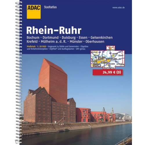 ADAC Stadtatlas Rhein-Ruhr 1:20.000