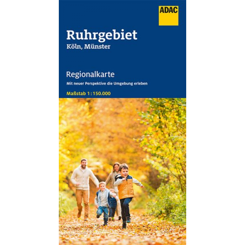 ADAC Regionalkarte Blatt 7 Ruhrgebiet 1:150 000