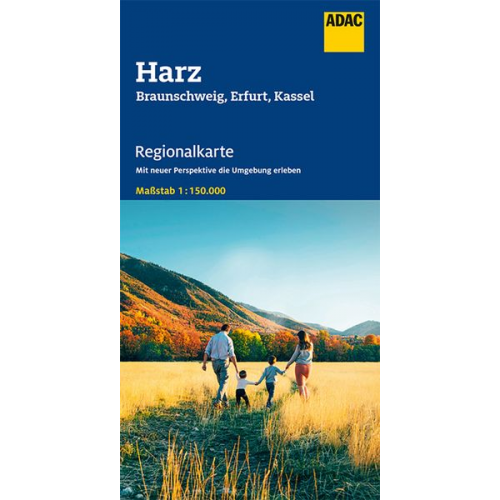 ADAC Regionalkarte Blatt 8 Harz 1:150 000