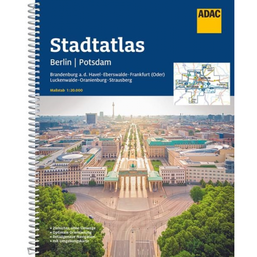 ADAC Stadtatlas Berlin/Potsdam 1:20.000