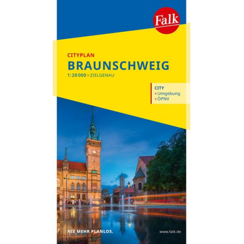 Falk Cityplan Braunschweig 1:20.000