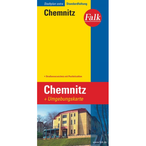 Falk Stadtplan Extra Standardfaltung Chemnitz