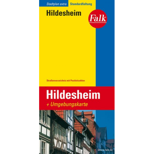 Falk Stadtplan Extra Standardfaltung Hildesheim 1 : 17 500