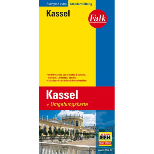 Falk Stadtplan Extra Standardfaltung Kassel