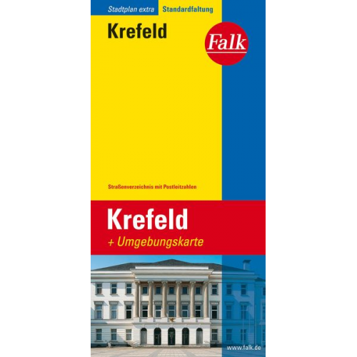 Falk Stadtplan Extra Standardfaltung Krefeld 1:17 000