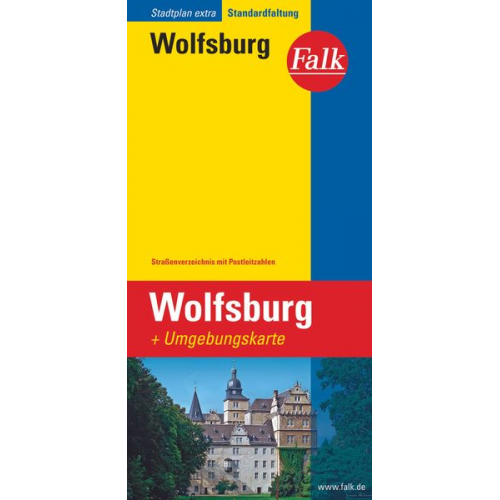 Falk Stadtplan Extra Standardfaltung Wolfsburg