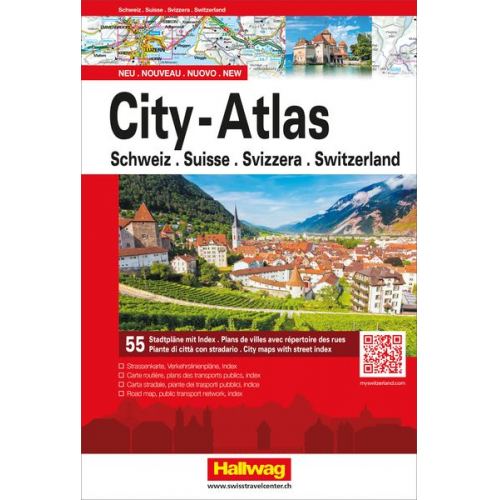 Hallwag Touring City-Atlas Schweiz