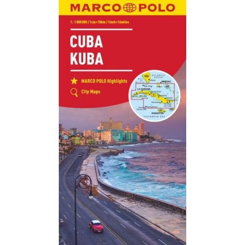 MARCO POLO Länderkarte Kuba