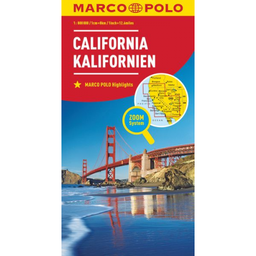 Marco Polo - MARCO POLO Länderkarte Kalifornien