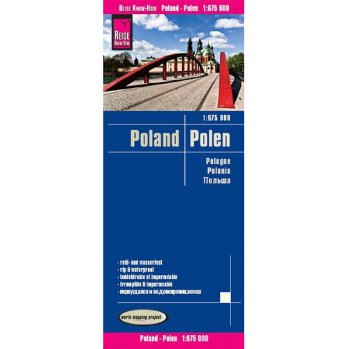 Reise Know-How Verlag Peter Rump - Reise Know-How Landkarte Polen 1:675.000
