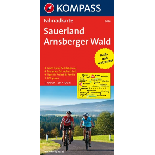 Sauerland - Arnsberger Wald 1 : 70 000