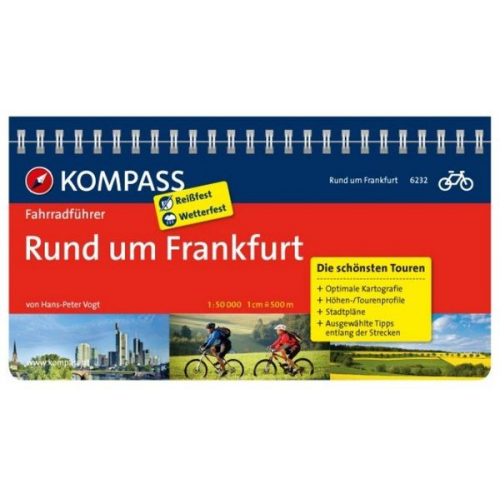 Hans P. Vogt - KOMPASS Fahrradführer Rund um Frankfurt