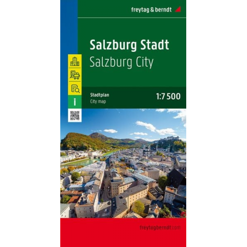 Salzburg Stadt, Stadtplan 1:7.500 - 1:15.000