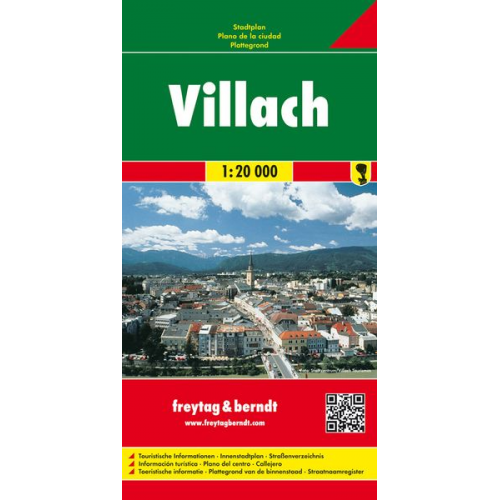 Villach Freytag-/Berndt Stadtplan