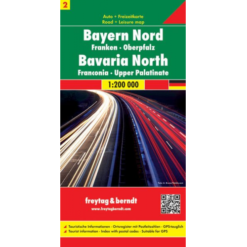 Deutschland 02 Bayern Nord-Mitte 1 : 200 000