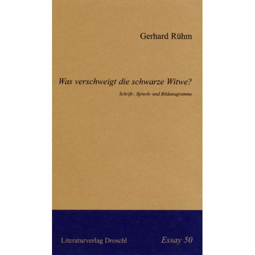 Gerhard Rühm - Was verschweigt die schwarze Witwe?