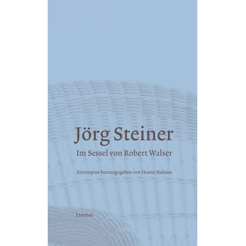 Jörg Steiner - Im Sessel von Robert Walser