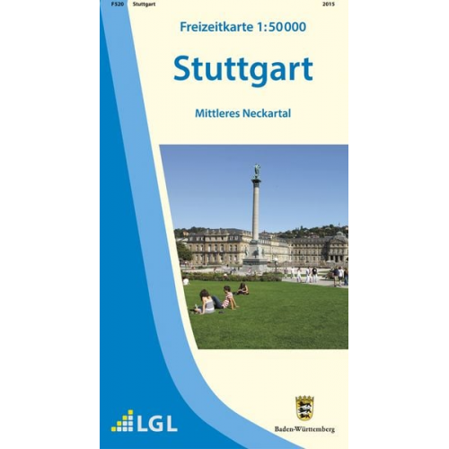 Freizeitkarte Stuttgart und Umgebung 1 : 50 000