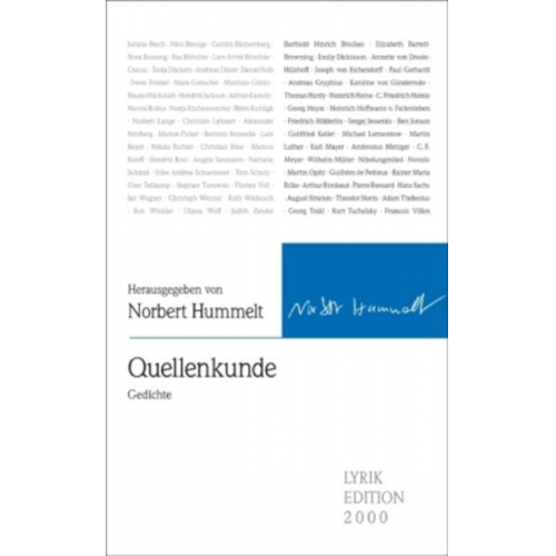 Norbert Hummelt - Quellenkunde