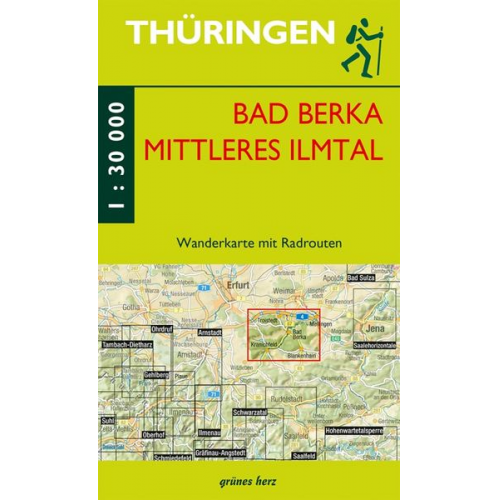 Wanderkarte Bad Berka und Mittleres Ilmtal 1 : 30 000