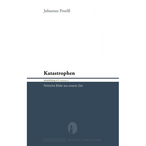 Johannes Proelss - Katastrophen