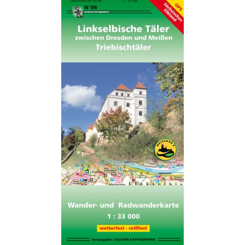 Linkselbische Täler zwischen Dresden und Meißen 1 : 33 000