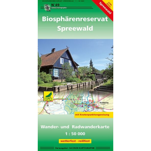 Biosphärenreservat Spreewald 1 : 50 000