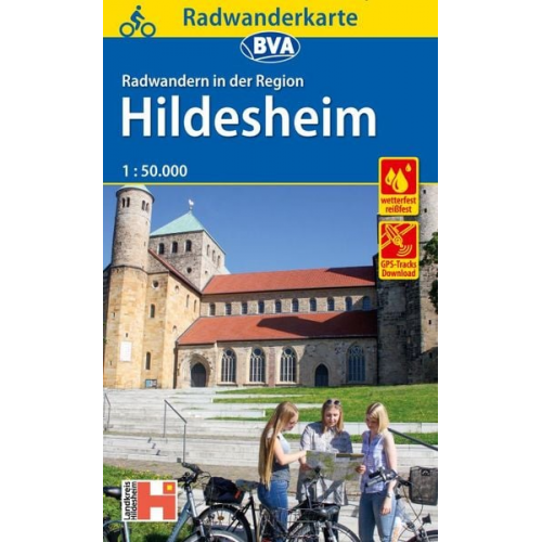 BVA Radwanderkarte Radwandern in der Region Hildesheim, 1:50.000