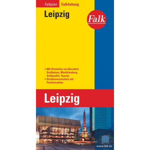 Falk Stadtplan Falkfaltung Leipzig