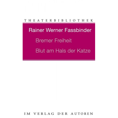 Rainer Werner Fassbinder - Bremer Freiheit /Blut am Hals der Katze