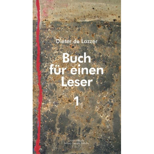 Dieter de Lazzer - Buch für einen Leser 1