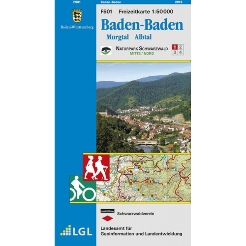 Landesamt für Geoinformation und Landentwicklung Baden-Württemberg (LGL) - LGL BW 50 000 Freizeit Baden-Baden