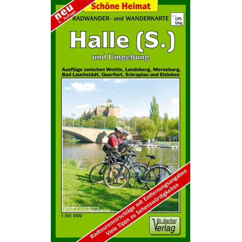 Verlag Barthel - Radwander- und Wanderkarte Halle (Saale) und Umgebung 1 : 50 000