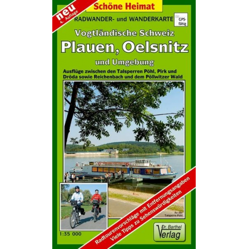 Verlag Barthel - Radwander- und Wanderkarte Plauen, Vogtländische Schweiz und Umgebung 1 : 35 000