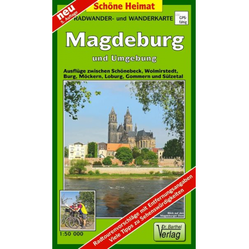 Verlag Barthel - Magdeburg und Umgebung 1 : 50 000. Radwander-und Wanderkarte