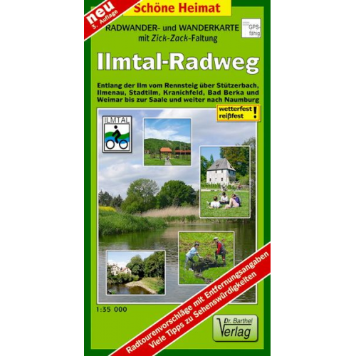 Verlag Barthel - Ilmtal-Radwanderweg 1 : 35 000
