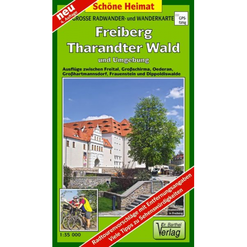 Verlag Barthel - Freiberg Tharandter Wald und Umgebung 1 :35 000. Wander- und Radwanderkarte