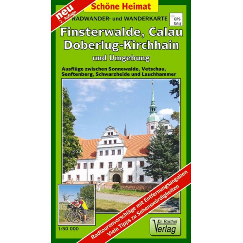 Verlag Barthel - Radwander- und Wanderkarte Finsterwalde, Calau, Doberlug-Kirchhain und Umgebung 1:50 000