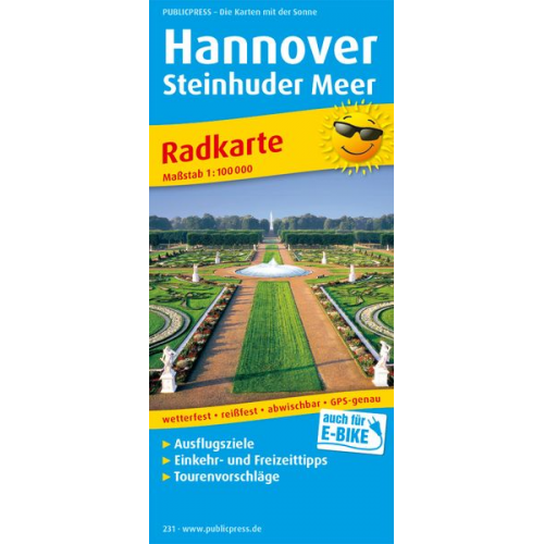 Radkarte Hannover - Steinhuder Meer 1 : 100 000