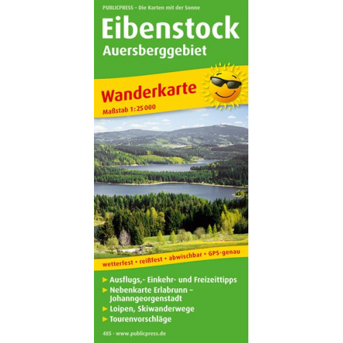 Eibenstock - Auersberggebiet Wanderkarte