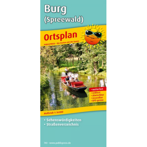 Stadtplan Burg / Spreewald