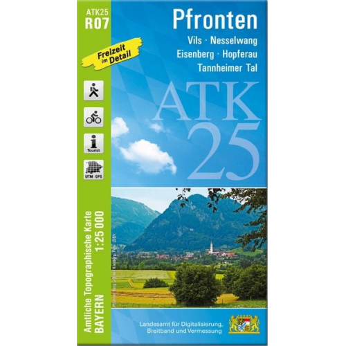 ATK25-R07 Pfronten (Amtliche Topographische Karte 1:25000)