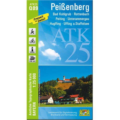 ATK25-Q09 Peißenberg (Amtliche Topographische Karte 1:25000)