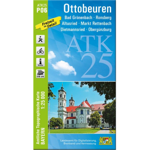 ATK25-P06 Ottobeuren (Amtliche Topographische Karte 1:25000)