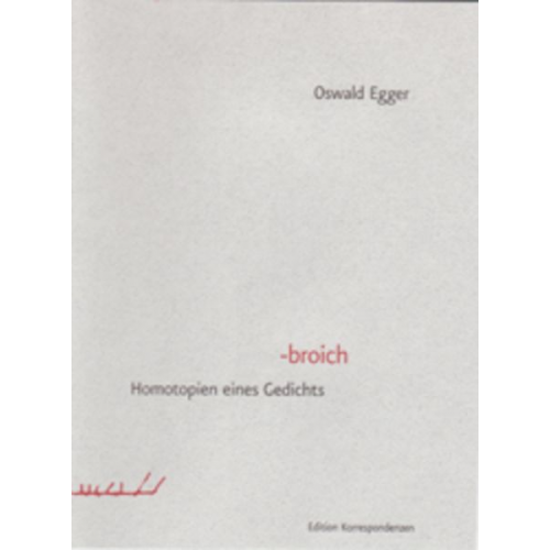 Oswald Egger - -broich