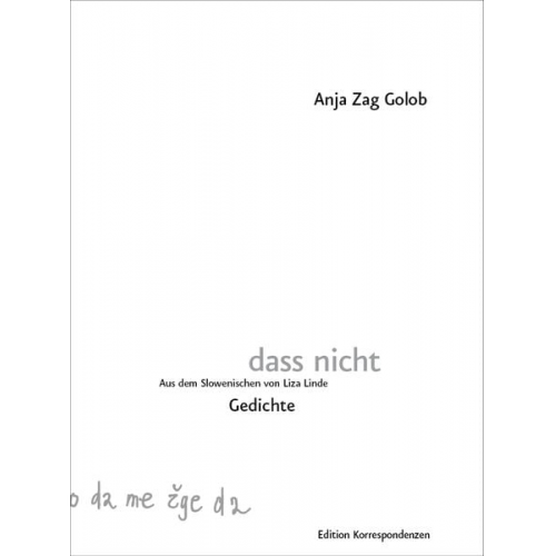 Anja Zag Golob - Dass nicht