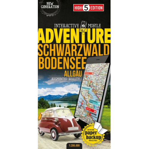 Adventure Map Schwarzwald Bodensee